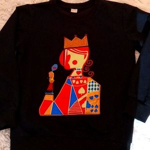 Singing Queen of Spades Sweat Shirt